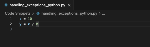 Exception Handling in Python - Coding Jedi